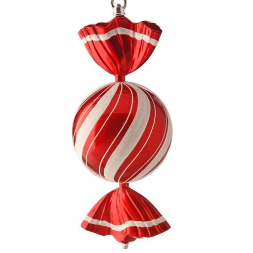 [MTX67381] 13" VP PEPPERMINT CANDY ROUND TWIST ORN
