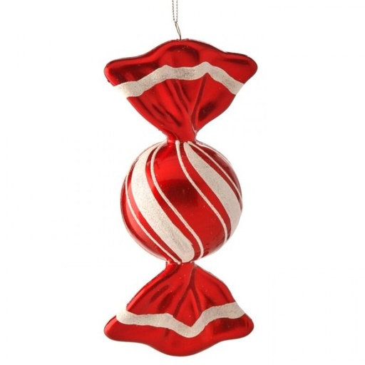 [MTX67382] 7.5" VP PEPPERMINT CANDY ROUND TWIST ORN