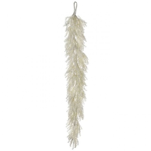 [MTX70619] 48" FROSTED LEAF GARLAND