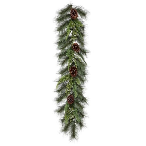 [MTX71510] 48" UV TREATED PINE/JUNIPER/CONE GARLAND