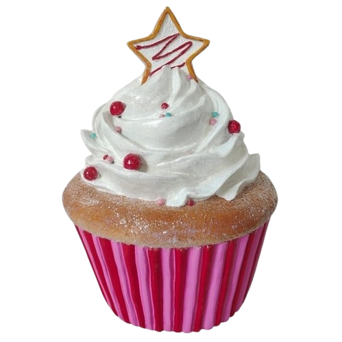 [MTX73167] 24" RESIN OUTDOOR SWEETS CUPCAKE