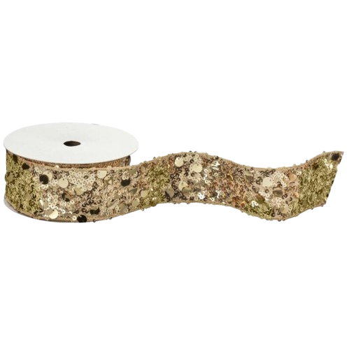 [MTX76130] 2.5"X10Y MIXED SEQUIN DUPION RIBBON