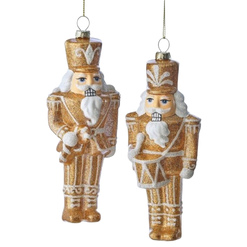 [MTX76597] 6.5" GLS GBREAD SOLDIER ORNAMENT - INDIVIDUAL