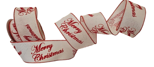 [71462-40-01] Cmas Traditional  MERRY CHRISTMAS 2.5¨ X 10Y