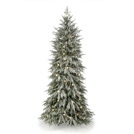[MTX74787L] 6´MICROLED SNOWY NORFOLK GARLAND 100L+14G40