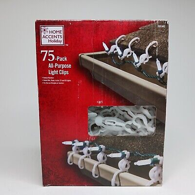 [086786801956] 75 PACK ALL-PURPOSE LIGHT CLIPS
