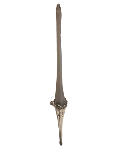 [T3148] BLACK /GOLD ICICLE ORNAMENT