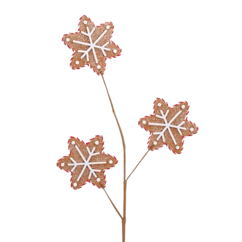 [C7003] GINGERBREAD STAR SPRAY