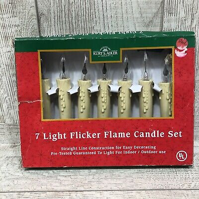 [UL0740] 7 LIGHT FLICKER FLAME CANDLE SET