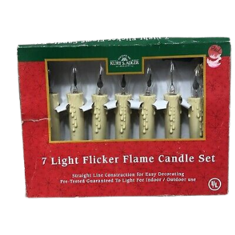 [UL0740] 7 LIGHT FLICKER FLAME CANDLE SET