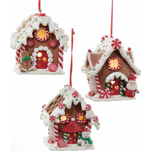 [D2881] GINGERBREAD HOUSE ORNAMENTS