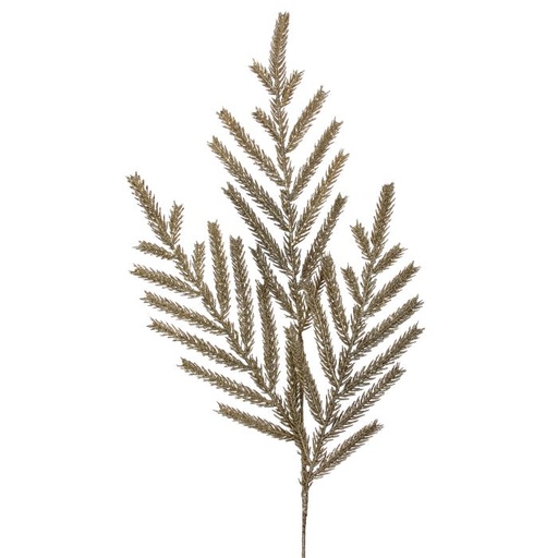 [MTX74557] 22" GLITTERED PINE SPRAY CHAMPAGNE