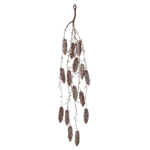[MTX74469] 32" ICED GLITTER PINECONE DROP