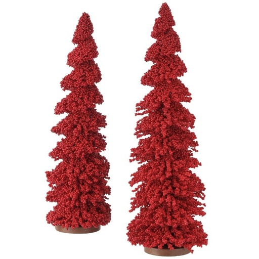 [MTX74338] 18.5-20.5" MINI BERRY LAYERED TREE SET/2