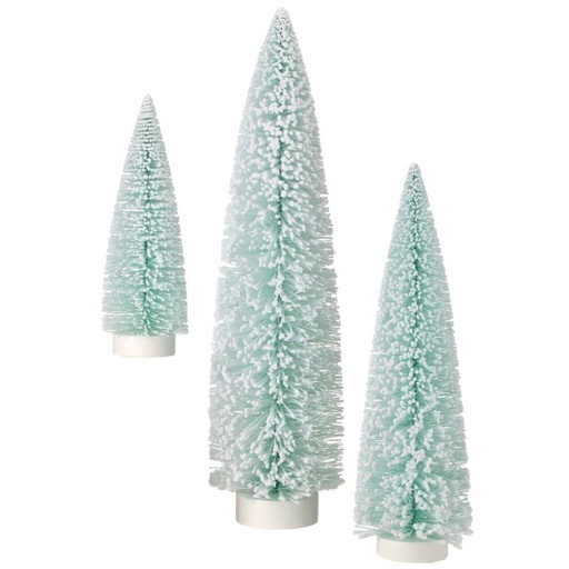 [MTX72093] 12" SNOW TIP BRISTLE TREE INDIVIDUAL