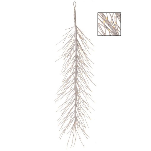 [MTX74109] 48" LED/TMR UL BIRCH GARLAND PLUG IN/REMOTE