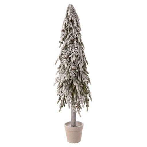 [MTX74090] 48"  POTTED S TOUCH  SNOW NORFOLK PINE TREE