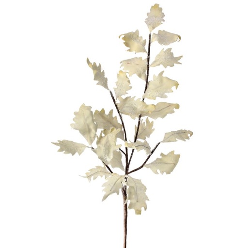 [MTX73732] 40" FOAM SNOWY WINTER CHALET LEAF SPRAY
