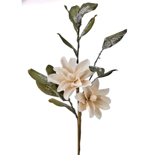 [MTX73731] 38" FOAM SNOWY MAGNOLIA STEM X2