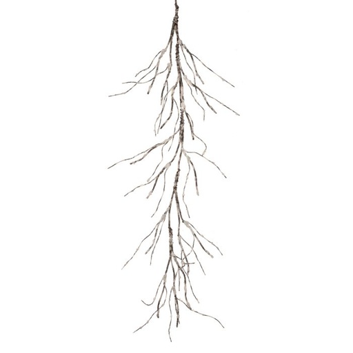 [MTX73494] 48" SNOW COVERED FROSTED BIRCH GARLAND