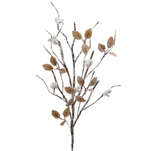 [MTX73486] 31" SNOW W/GLITTER WINTER CHALET BRANCH