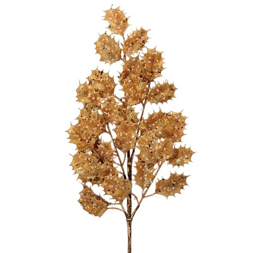 [MTX73481] 27" METALLIC HOLLY SPRAY