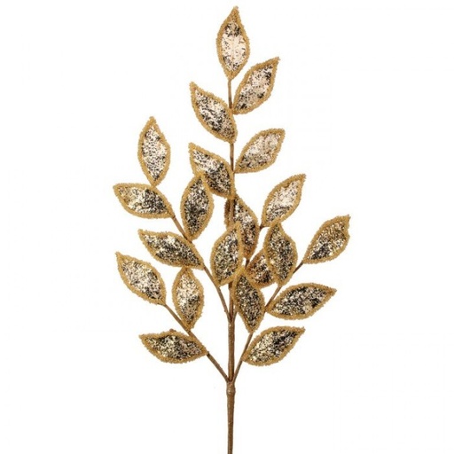 [MTX73477] 29" METALLIC GLITTER LAUREL LEAF SPRAY