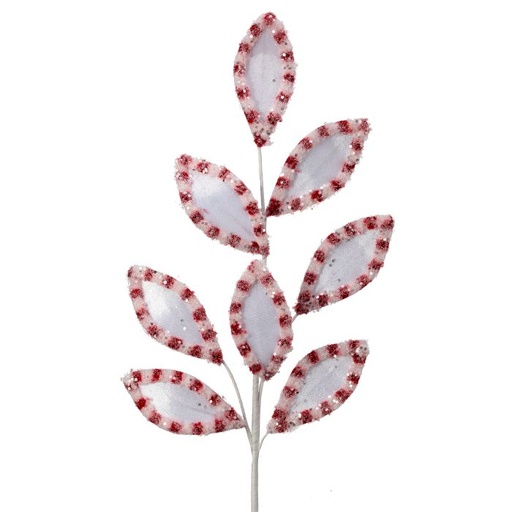 [MTX73366] 27" CANDY W/SNOWGLITTER SPRAY STEM