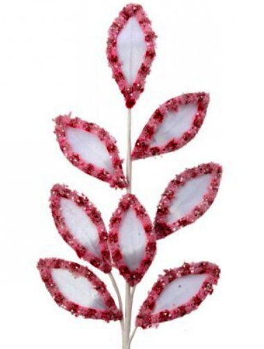 [MTX73366] 27" CANDY W/SNOWGLITTER SPRAY STEM