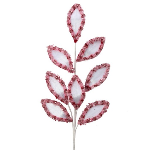 [MTX73366] 27" CANDY W/SNOWGLITTER SPRAY STEM