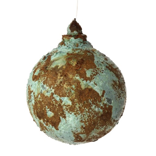 [MTX73269] 4.5" VP PETINA AGED BALL ORNAMENT