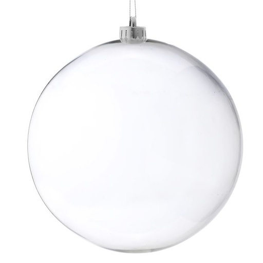 [MTX73231-TRANSP] 200MM VP CLEAR BALL ORNAMENT BOX/1 CLR