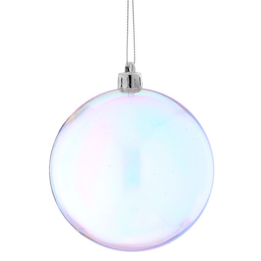 [MTX73229-TRANSP] 100MM VP CLEAR BALL ORNAMENT BOX/4 CLID