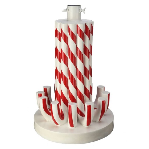[MTX73168] 19.5" RESIN CANDY CANE TREE HOLDER