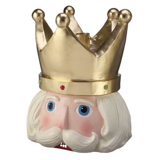 [MTX73163] 21" RESIN ROYAL COURT NUTCRACKER TEE HOLDER