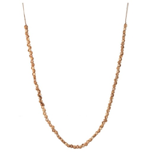 [MTX72846] 72" HEMP W/WOOD BEAD GARLAND
