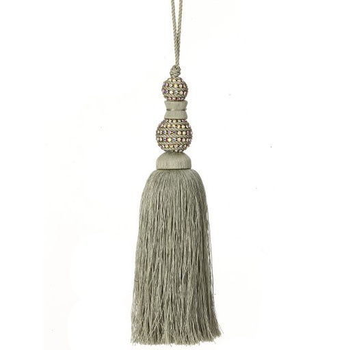 [MTX72841] 7" JEWEL W/ TASSEL ORNAMENT