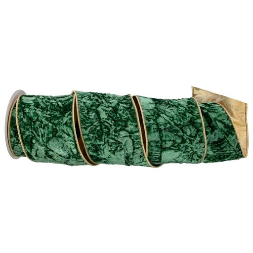 [MTX72658] 4"X 5Y  CRUSHED VELVET RIBBON