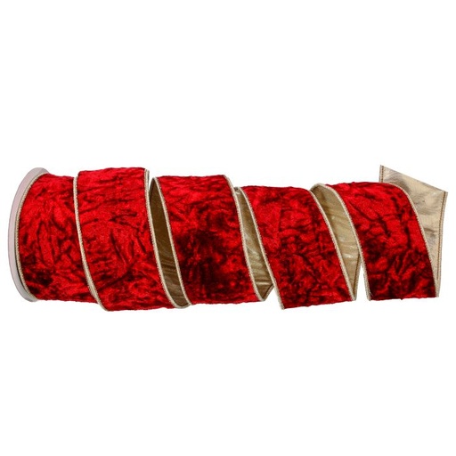 [MTX72657] 2.5"X5Y  CRUSHED VELVET RIBBON