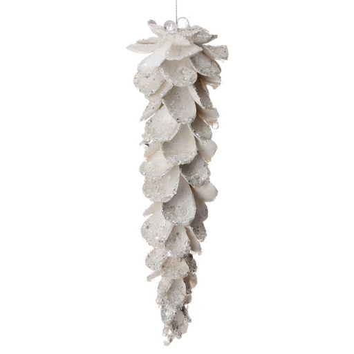 [MTX72648] 10"  JEWEL PETAL ICICLE ORNAMENT