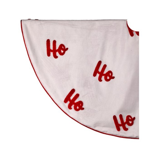 [MTX72354] 48"D VELVET "HOHOHO" TREE SKIRT 