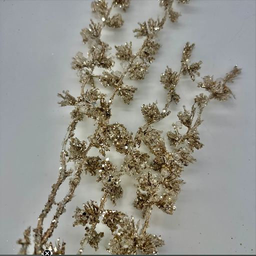 [743903179212] 31" METALLIC HANGING ICED BRANCH