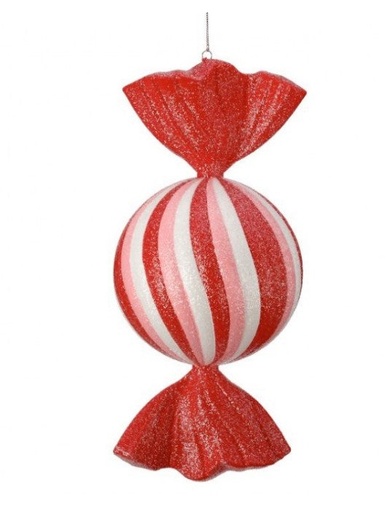 [MTX38669] 13" VP SWIRL CANDY ORNAMENT