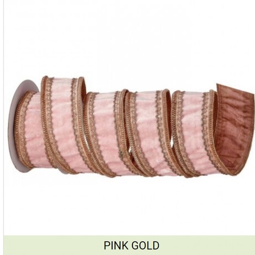 [MTX71595] 2.5"X5Y DBL TRIM ON VELVET RIBBON