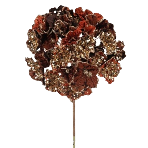 [MTX71673] 24" REGENTS JEWEL ENCRUSTED HYDRAGNEA STEM