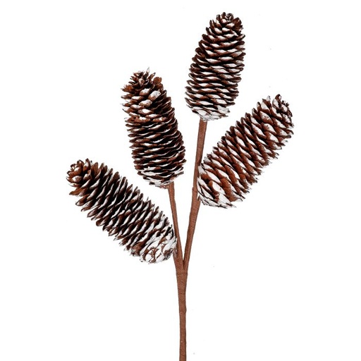 [MTX71301] 12" PLASTIC WINTER PINECONE SPRAY
