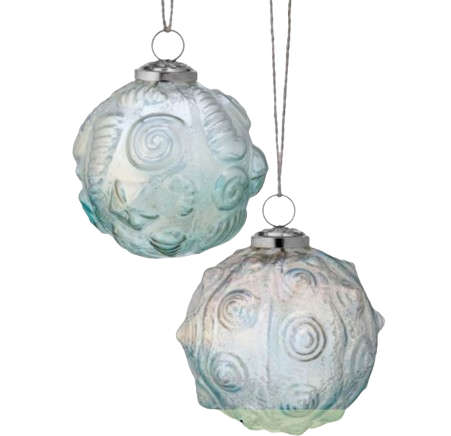 [MTX71130] 4" GLASS BARNICAL ORNAMENT INDIVIDUAL