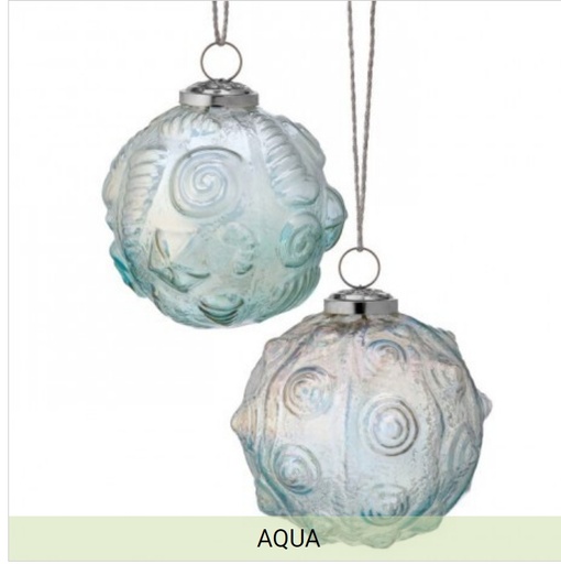 [MTX71130] 4" GLASS BARNICAL ORNAMENT INDIVIDUAL