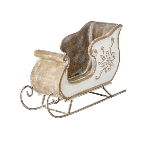 [MTX71095] 14" RSN SLEIGH W/METAL RUNNER