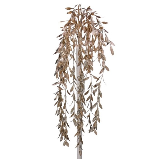 [MTX70607] 34" GLITTER LEAF HANGING SPRAY